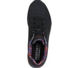Com Atacadores|Sapatilhas Casuais-SKECHERS Uno - Majestic Garden PRETO / MULTICOR