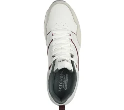 Sapatos Com Atacadores|Sapatilhas Casuais-SKECHERS Uno - Retro One BRANCO / VERDE