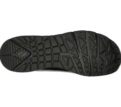 Com Atacadores|Sapatilhas Casuais-SKECHERS Uno - Shiny One PRETO
