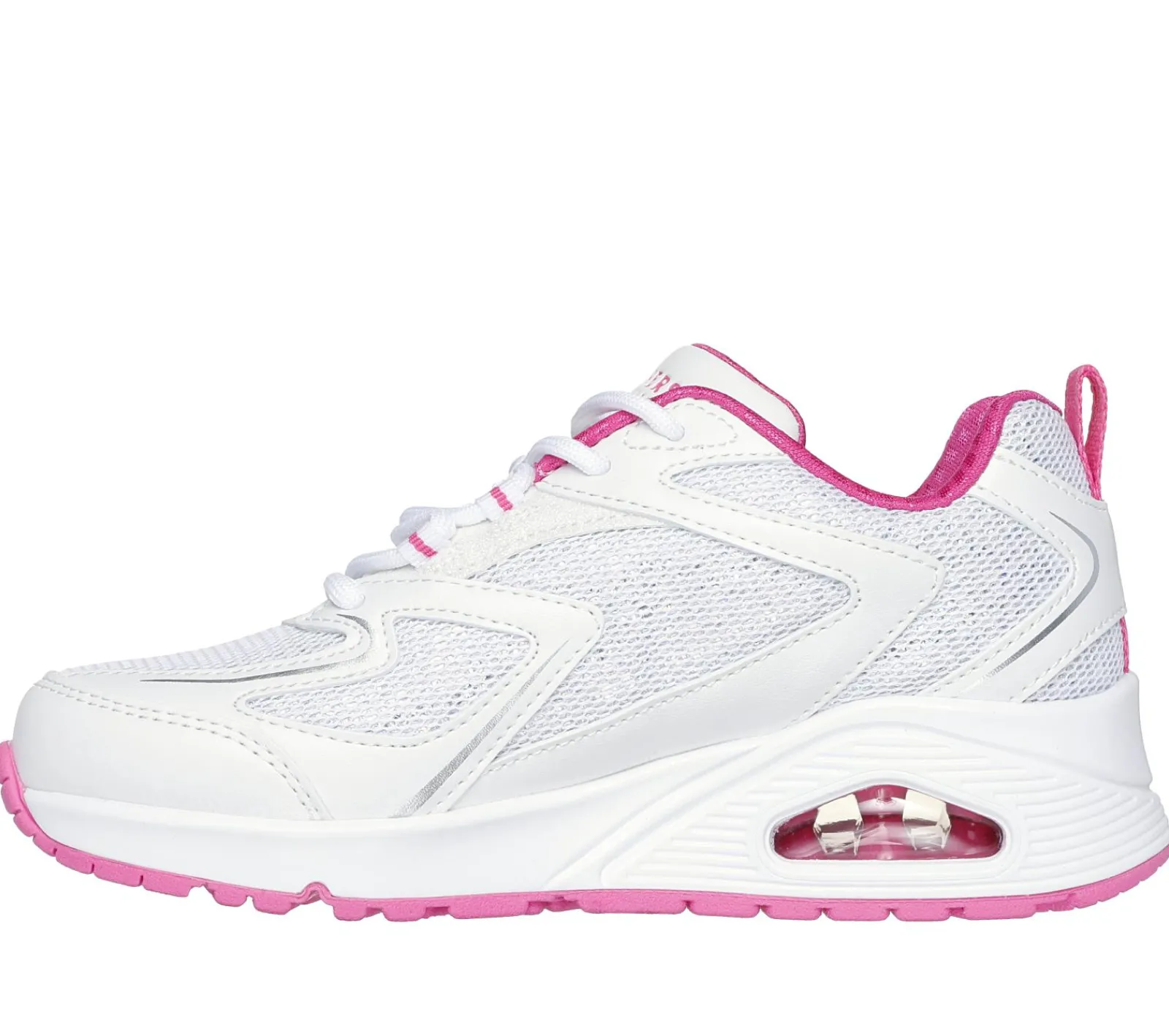 Sapatilhas-SKECHERS Uno - So Wavy BRANCO / ROSA