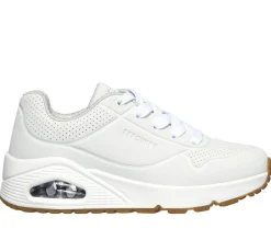 Com Atacadores|Sapatilhas-SKECHERS Uno - Stand On Air BRANCO
