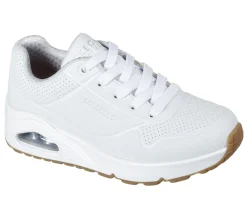 Com Atacadores|Sapatilhas-SKECHERS Uno - Stand On Air BRANCO