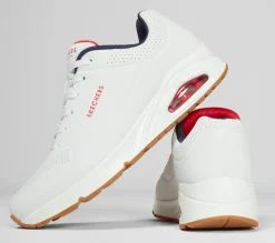 Sapatilhas Casuais|Sapatilhas-SKECHERS Uno - Stand On Air BRANCO / NAVY