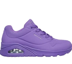 Com Atacadores|Sapatilhas Casuais-SKECHERS Uno - Stand On Air LILA