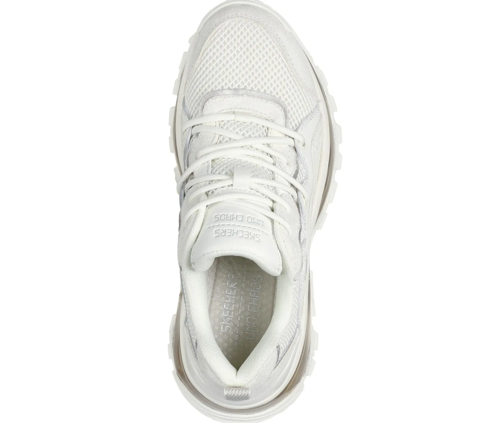 Com Atacadores|Sapatilhas Casuais-SKECHERS Uno Chaos BRANCO