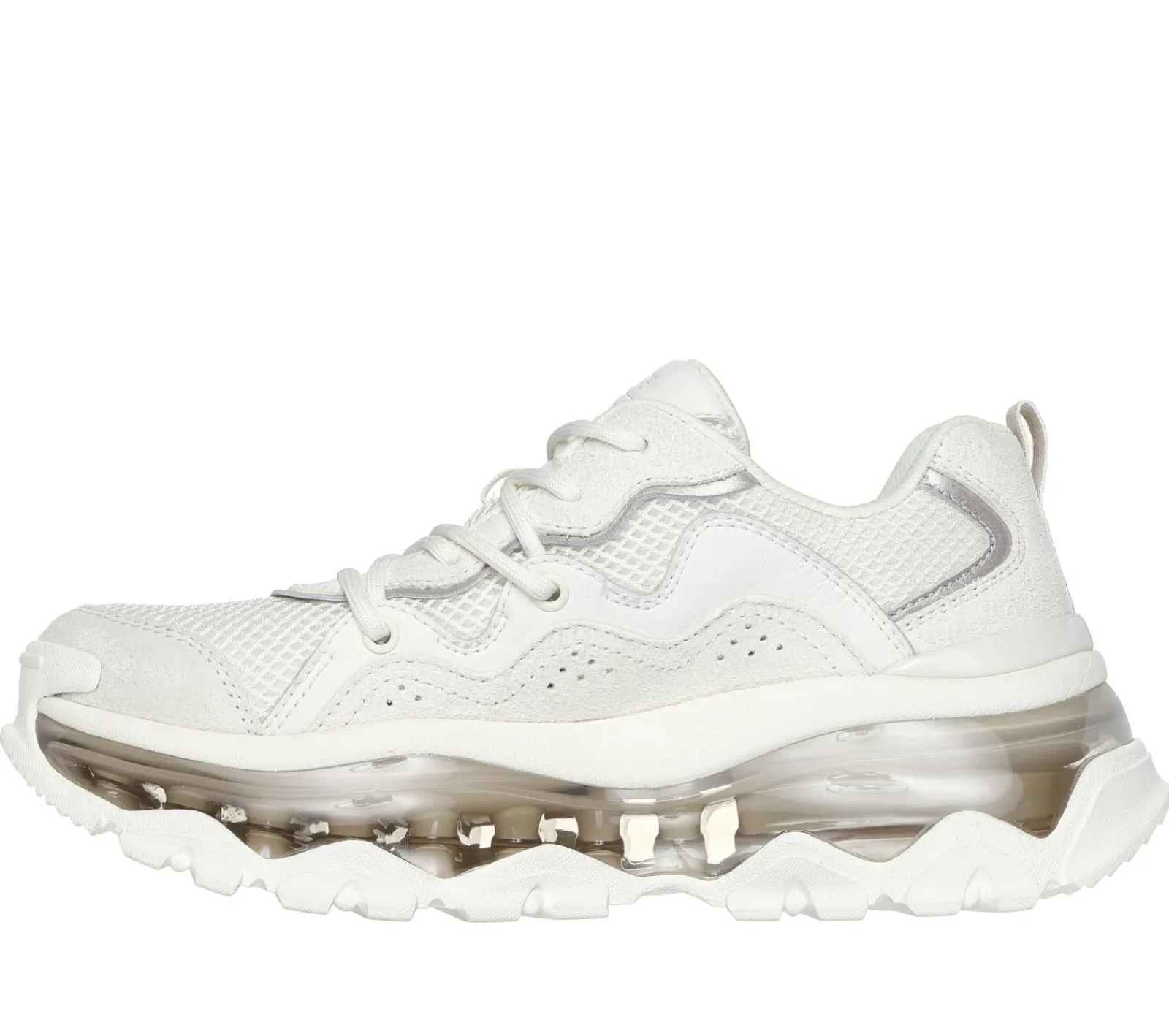 Com Atacadores|Sapatilhas Casuais-SKECHERS Uno Chaos BRANCO