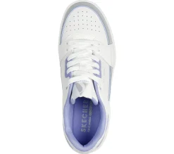 Com Atacadores|Sapatilhas Casuais-SKECHERS Uno Court - Courted Style BRANCO / LAVANDA