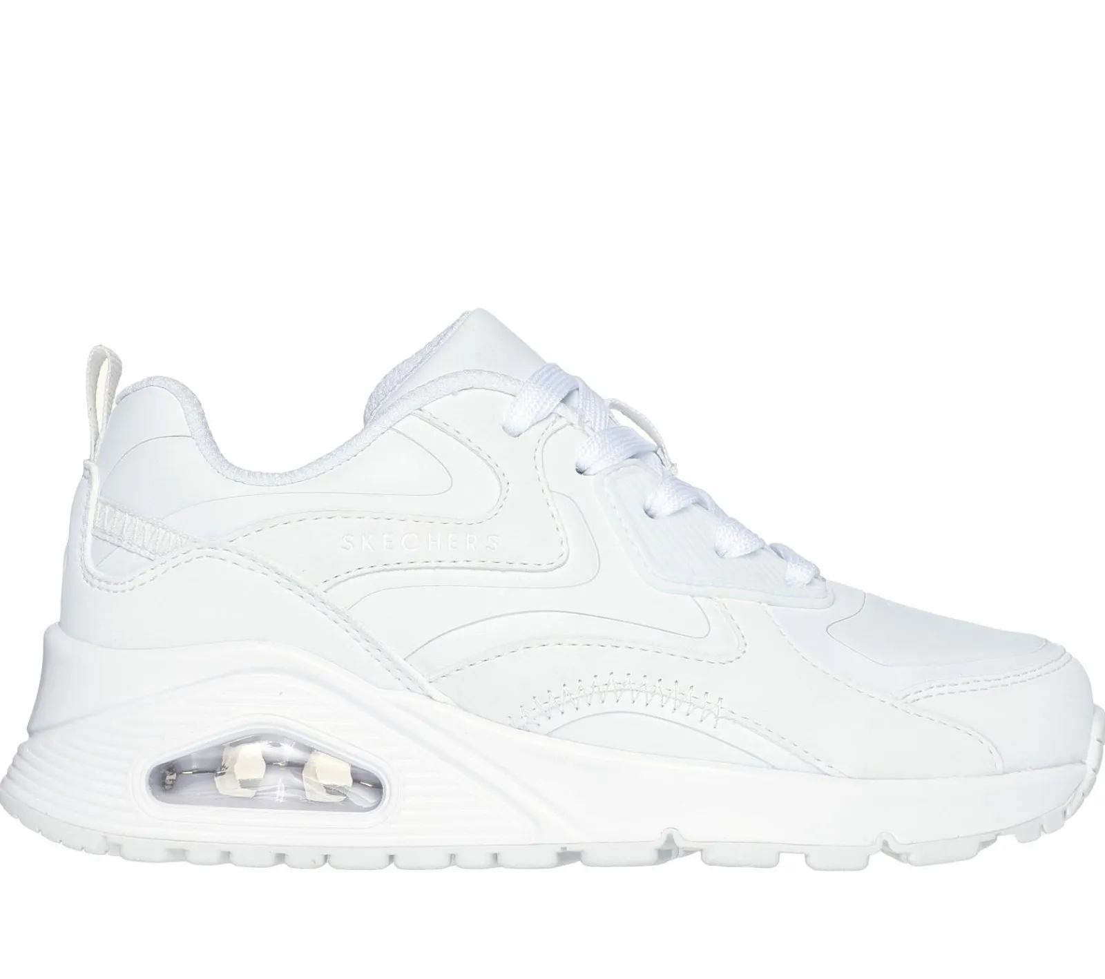 Com Atacadores|Sapatilhas-SKECHERS Uno Gen1 - Color Surge BRANCO