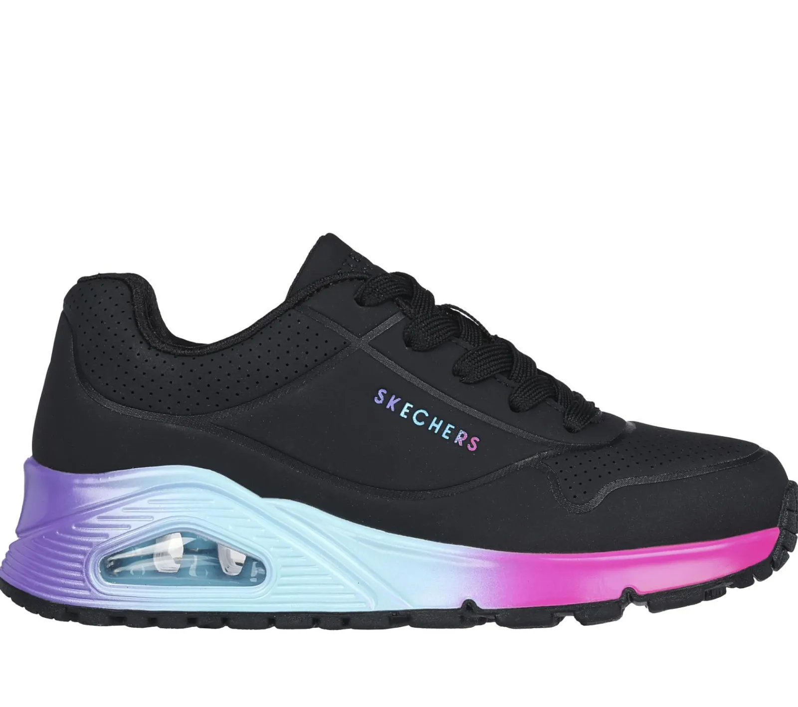 Com Atacadores|Sapatilhas-SKECHERS Uno Gen1 - Pop Of Ombre PRETO / MULTICOR