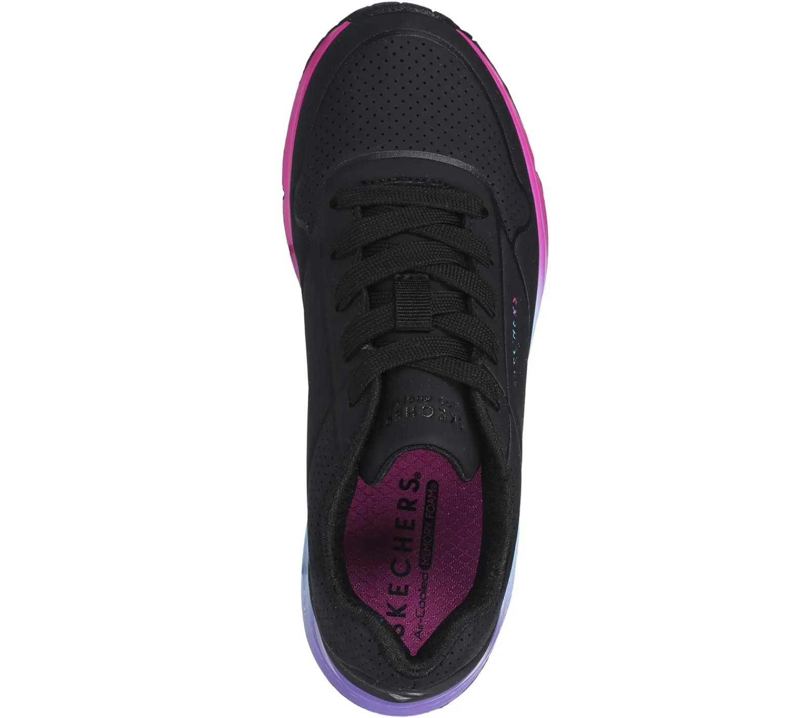 Com Atacadores|Sapatilhas-SKECHERS Uno Gen1 - Pop Of Ombre PRETO / MULTICOR