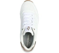 Com Atacadores|Sapatilhas-SKECHERS Uno Gen1 - Shimmer Away BRANCO