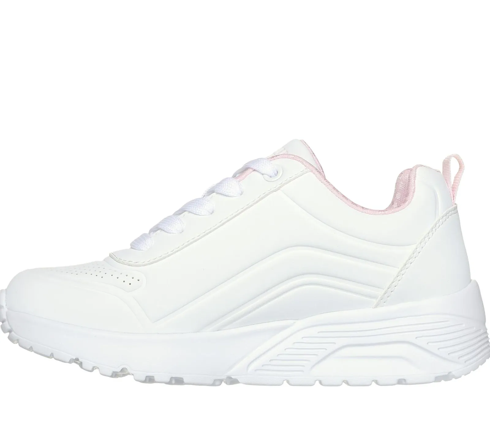 Sapatilhas-SKECHERS Uno Lite - Easy Zip BRANCO