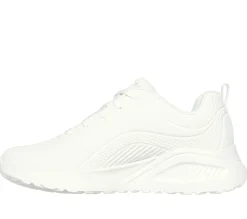 Com Atacadores|Sapatilhas Casuais-SKECHERS Uno Lite - Lighter One BRANCO