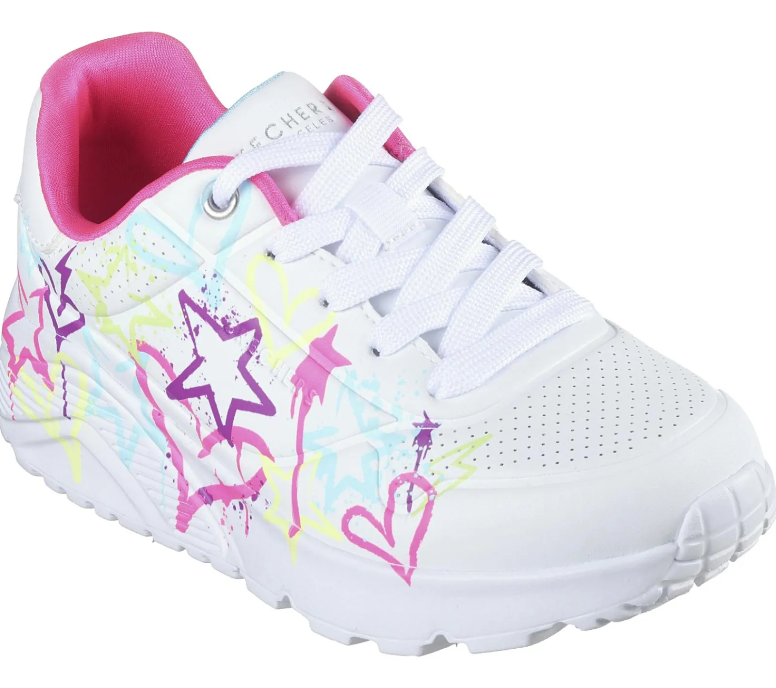 Sapatilhas-SKECHERS Uno Lite - My Drip BRANCO / MULTICOR