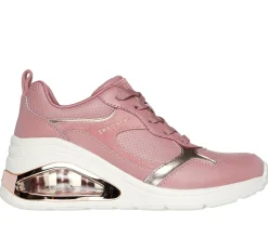 Sapatos De Cunha|Com Atacadores-SKECHERS Uno Prima - Starlet ROSA