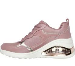 Sapatos De Cunha|Com Atacadores-SKECHERS Uno Prima - Starlet ROSA