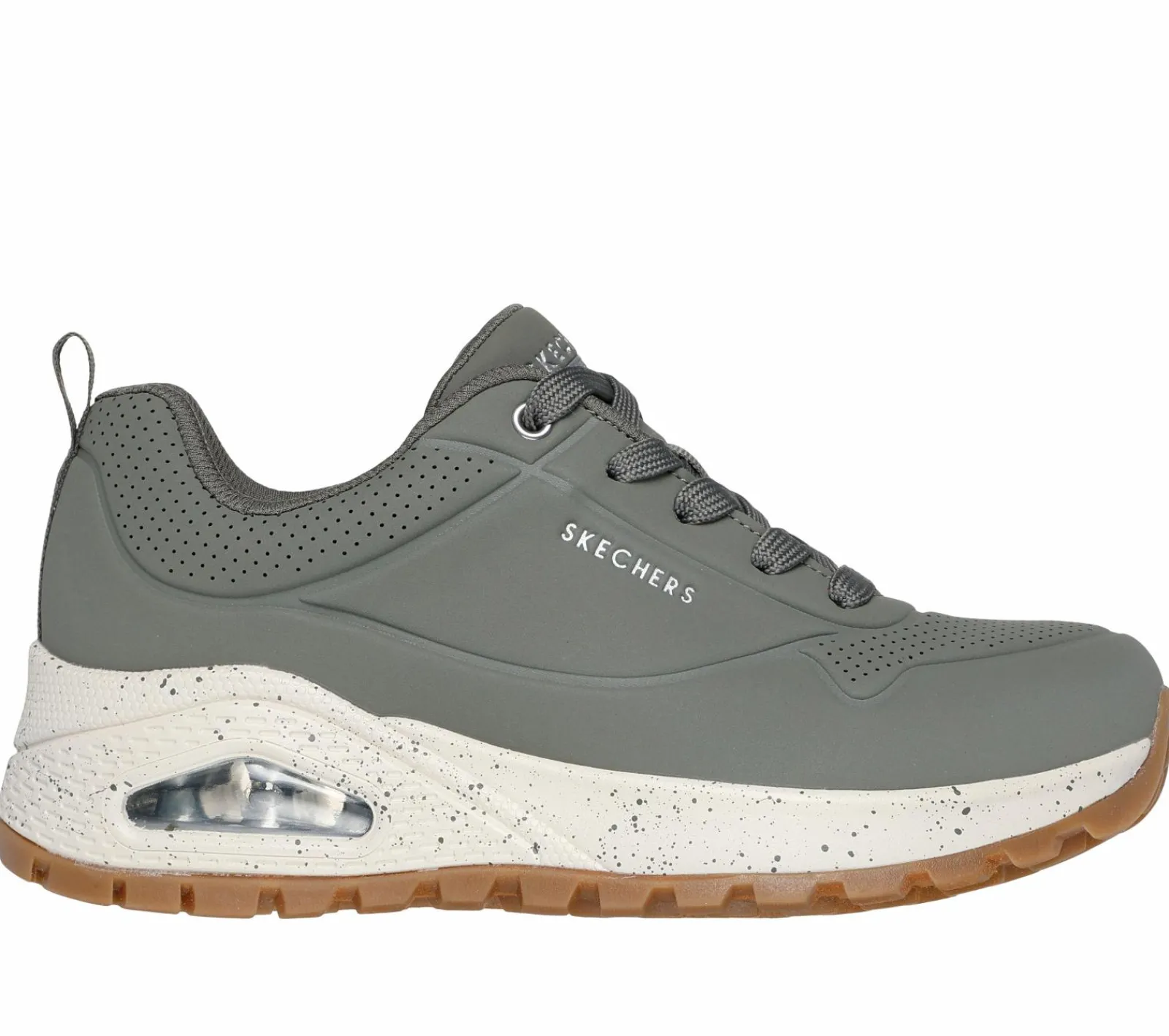 Com Atacadores|Sapatilhas Casuais-SKECHERS Uno Rugged - Spotted Terrain AZEITONA