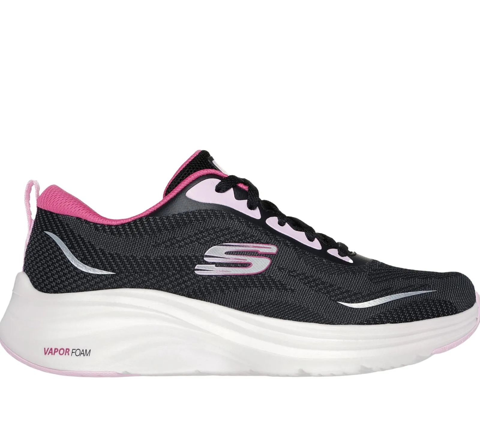 Com Atacadores|Sapatilhas-SKECHERS Vapor Foam - Smooth Ride PRETO / MULTICOR
