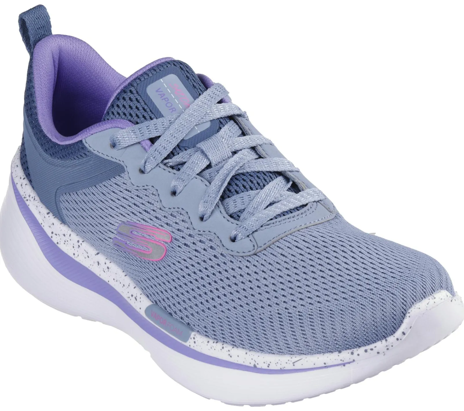 Com Atacadores|Sapatilhas-SKECHERS Vapor Plus - Stoked CINZENTO