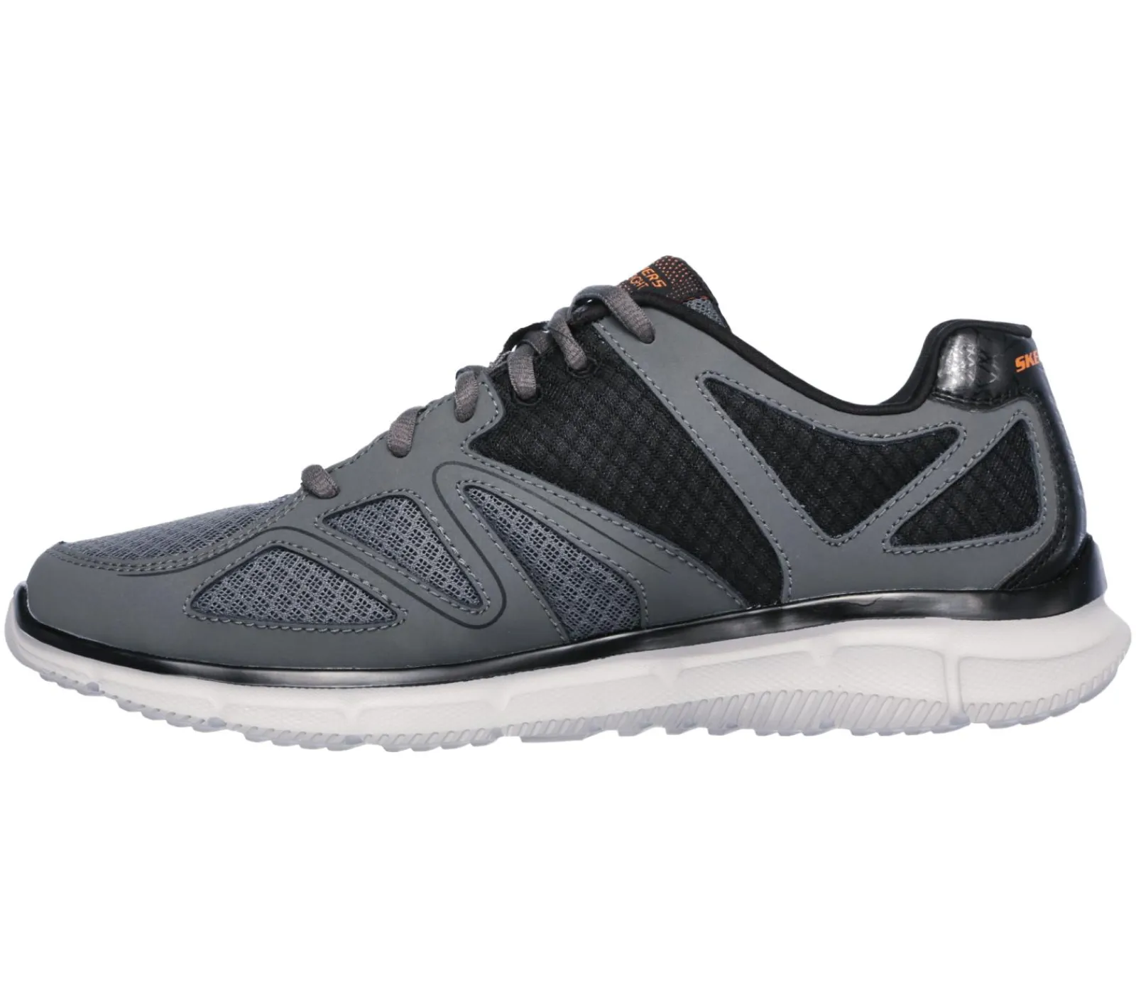 Sapatilhas-SKECHERS Verse - Flash Point CARVÃO / LARANJA