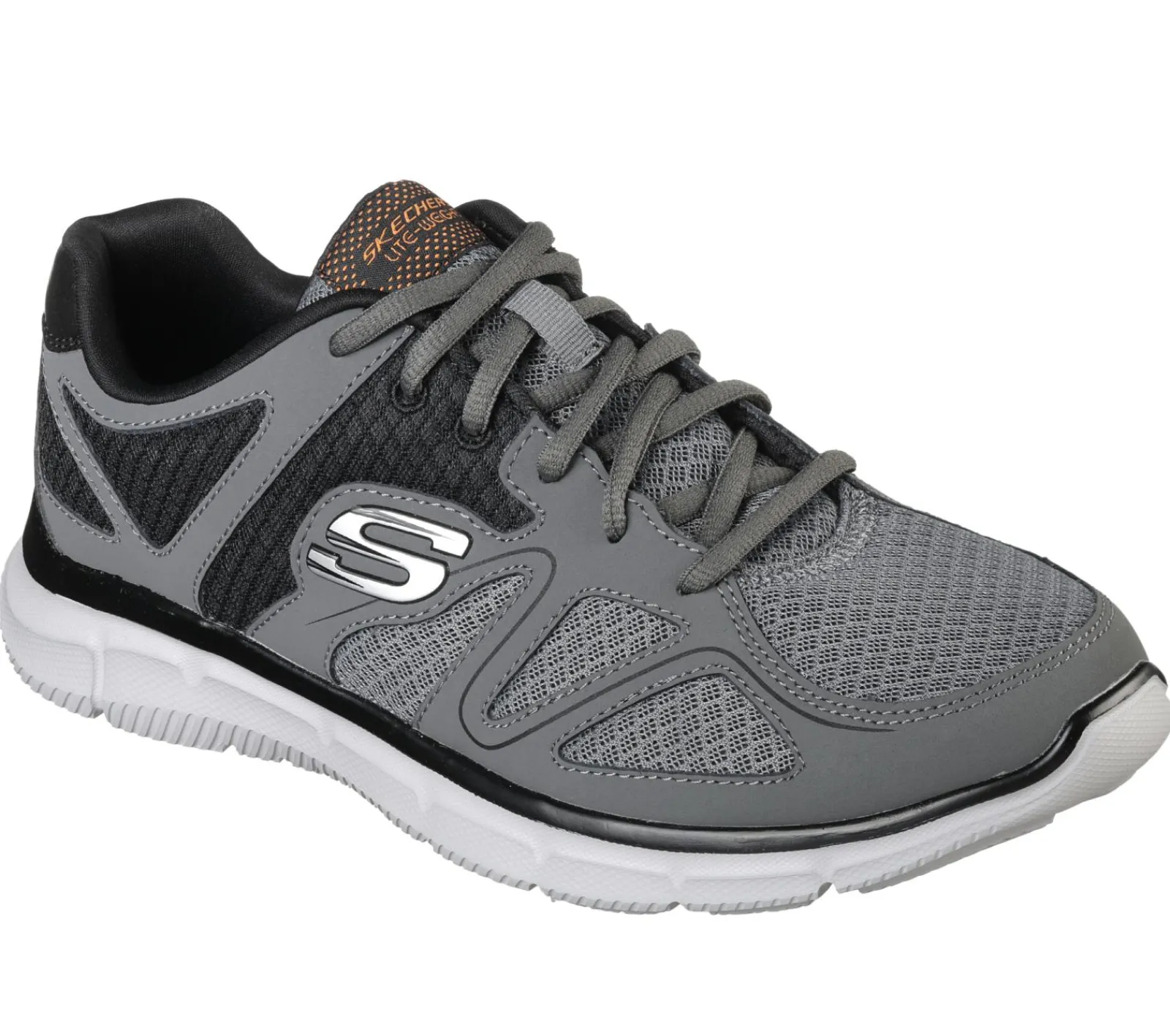 Sapatilhas-SKECHERS Verse - Flash Point CARVÃO / LARANJA