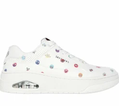 Sapatilhas Casuais-SKECHERS Vexx: Uno Court - Vexx Multi-Moji BRANCO / MULTICOR