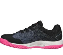 Com Atacadores|Sapatilhas-SKECHERS Viper Court - Pickleball PRETO / ROSA