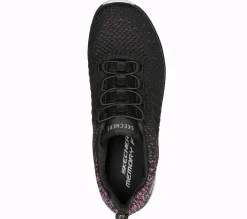 Calçado Sem Atacadores|Sapatilhas Casuais-SKECHERS Virtue PRETO / ROSA