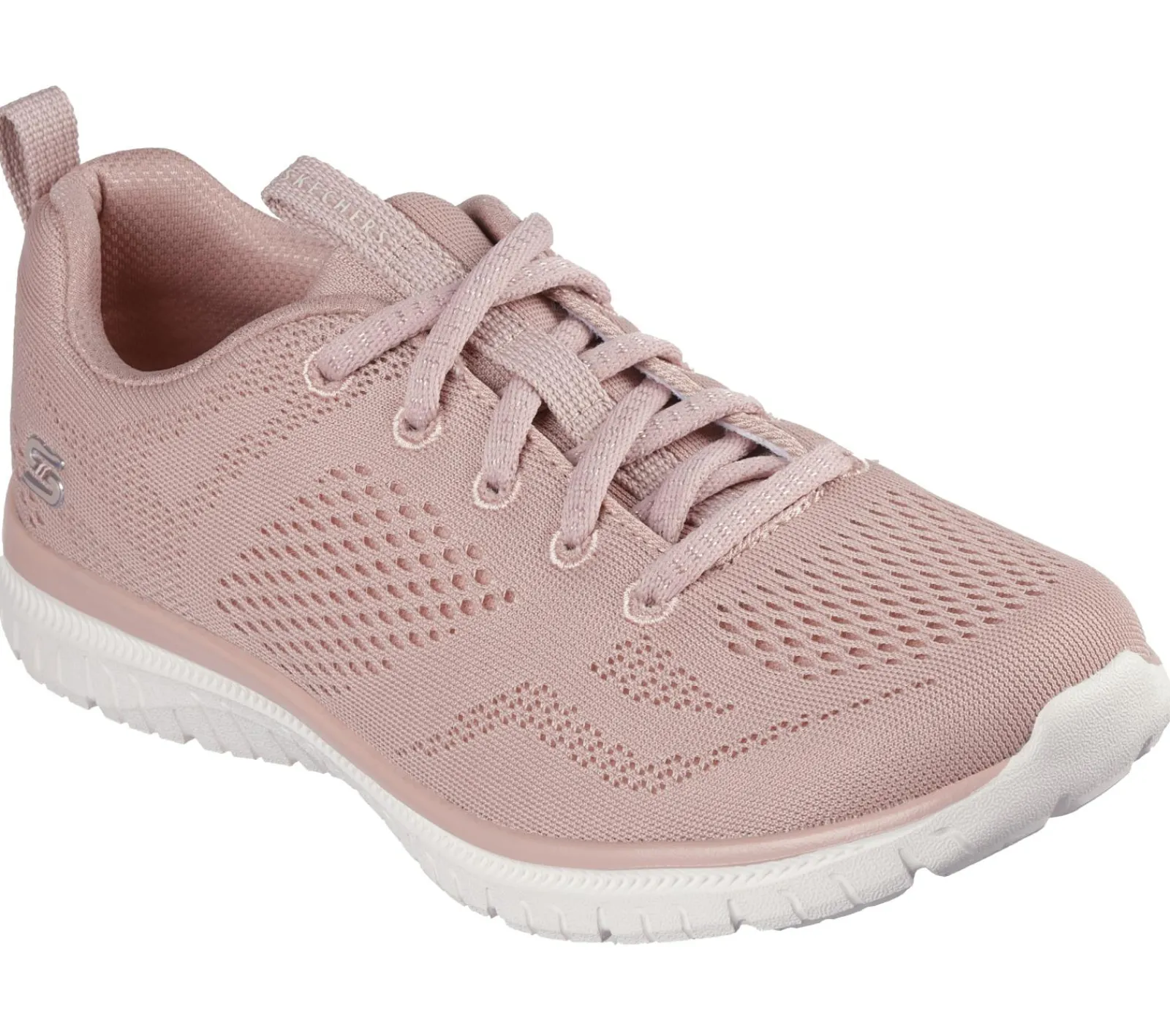 Com Atacadores|Sapatilhas Casuais-SKECHERS Virtue - Ambrosia ROSA