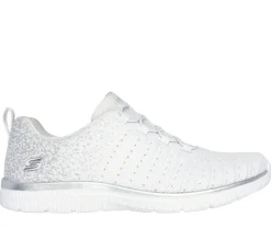 Com Atacadores|Calçado Sem Atacadores-SKECHERS Virtue - Lucent BRANCO / PRATEADO