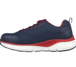 Work & Safety|Sapatos Com Atacadores-SKECHERS Work: Arch Fit SR - Ringstap NAVY / VERMELHO