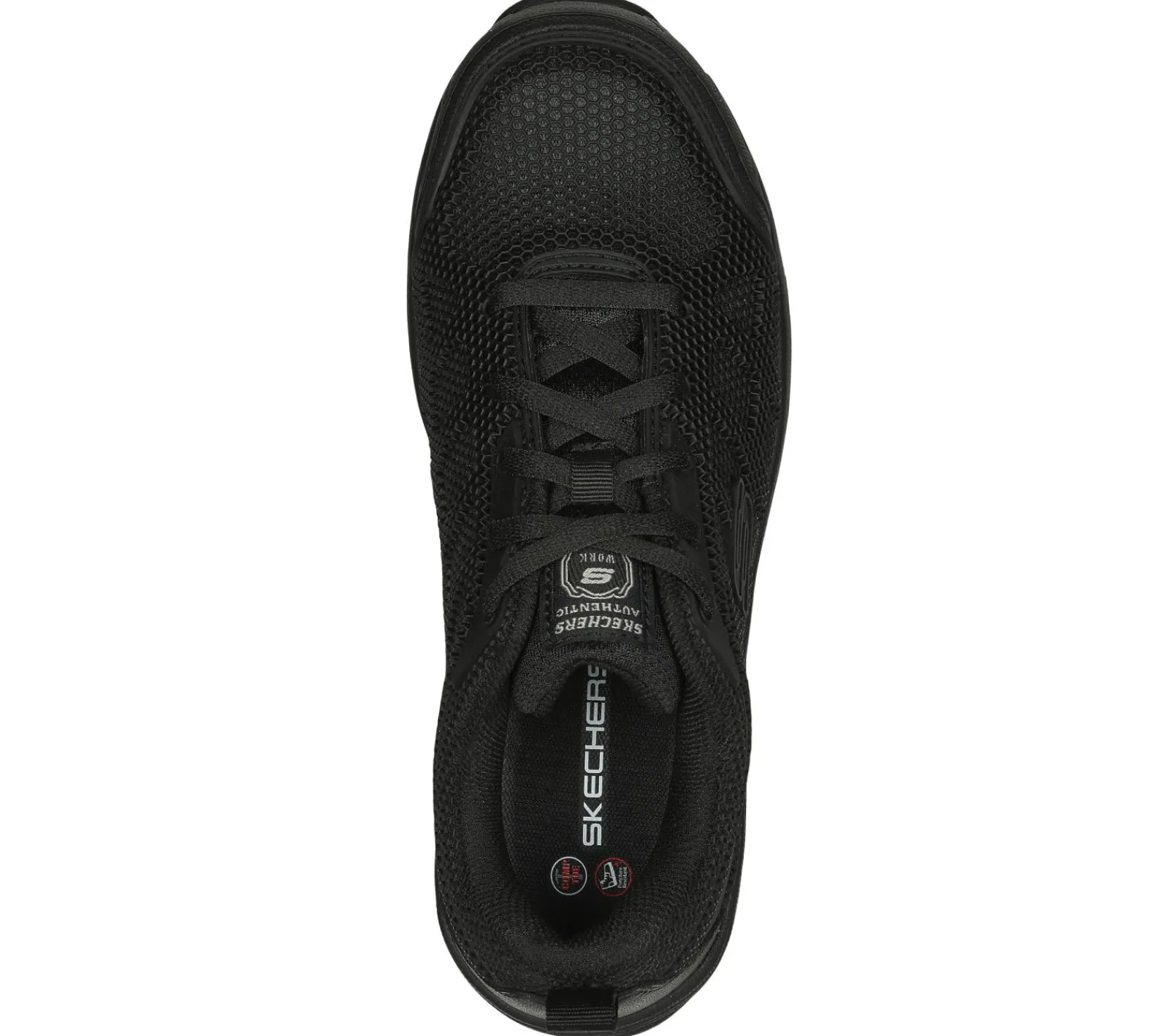 Com Atacadores-SKECHERS Work: Bulklin - Ayak Comp Toe PRETO