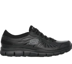 Work & Safety|Com Atacadores-SKECHERS Work: Eldred SR PRETO
