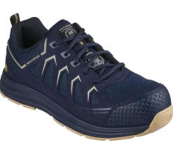 Work & Safety-SKECHERS Work: Malad II Comp Toe NAVY / CAMEL