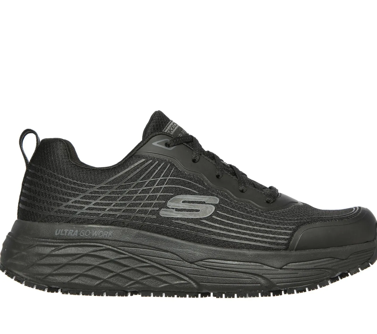 Work & Safety-SKECHERS Work: Max Cushioning Elite SR - Rytas PRETO