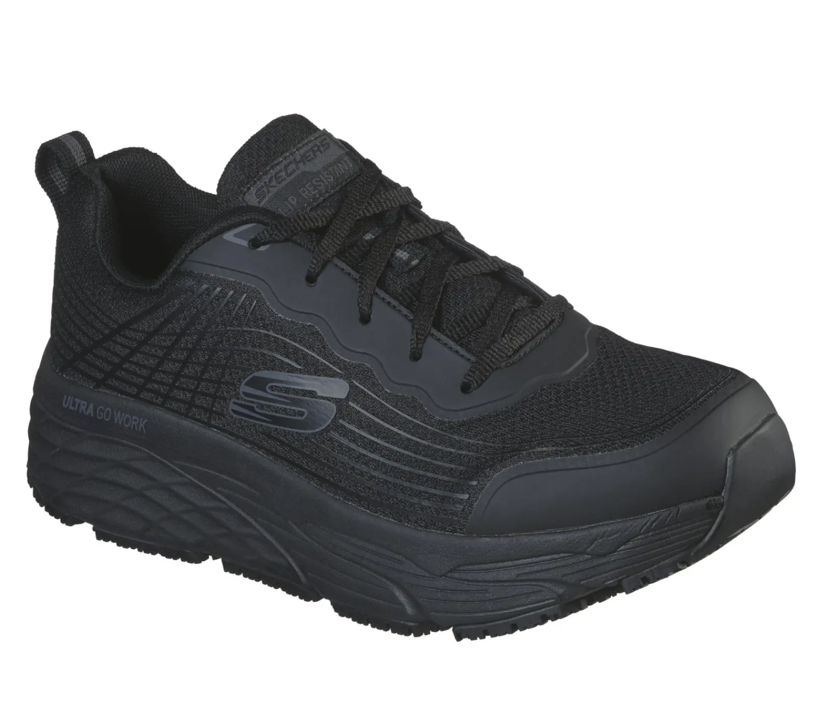 Work & Safety-SKECHERS Work: Max Cushioning Elite SR - Rytas PRETO