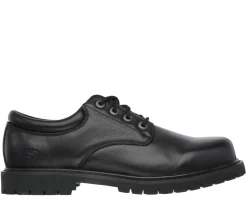 Work & Safety-SKECHERS Work Relaxed Fit: Cottonwood - Elks SR PRETO