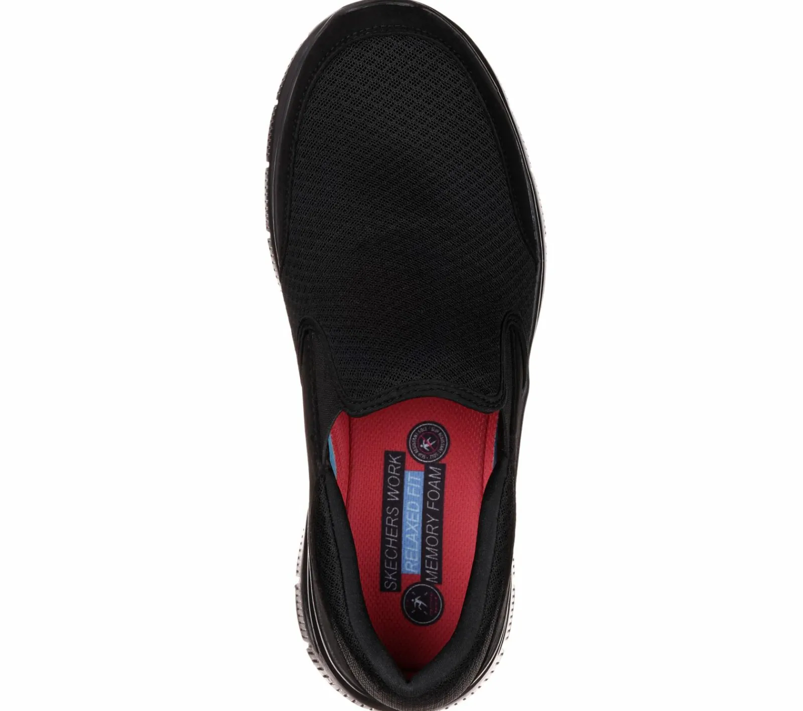 Work & Safety-SKECHERS Work Relaxed Fit: Flex Advantage - McAllen SR PRETO