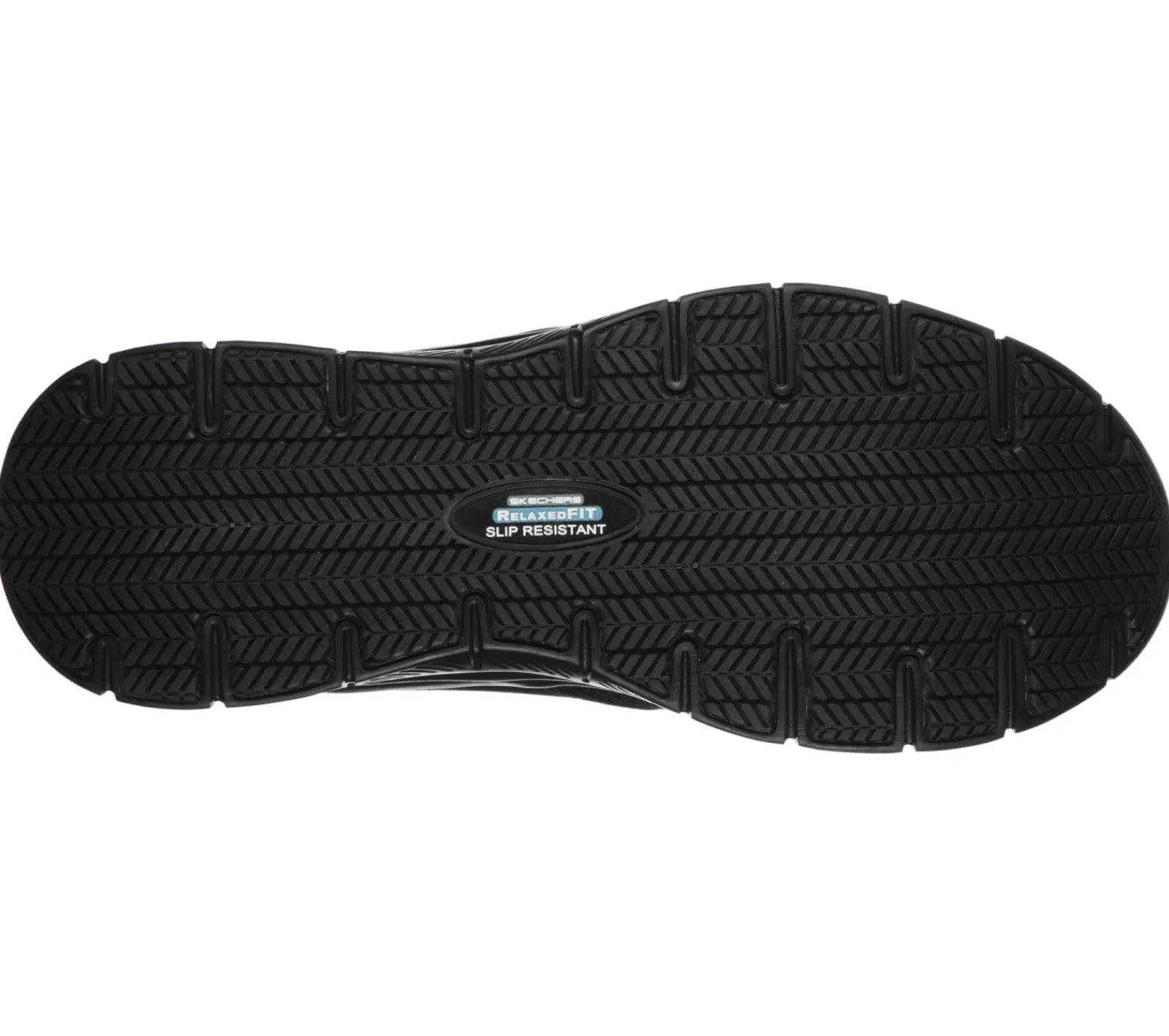 Work & Safety-SKECHERS Work Relaxed Fit: Flex Advantage - McAllen SR PRETO