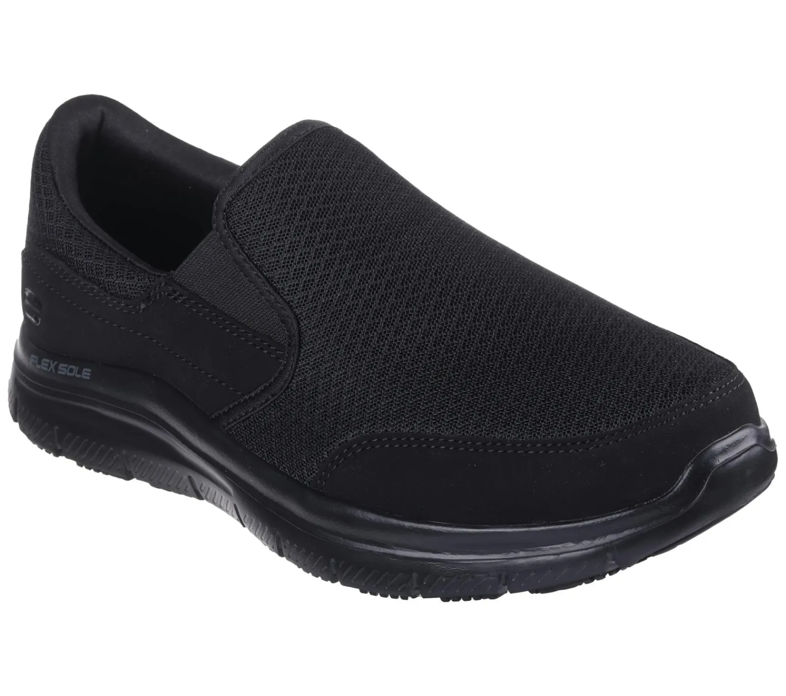Work & Safety-SKECHERS Work Relaxed Fit: Flex Advantage - McAllen SR PRETO