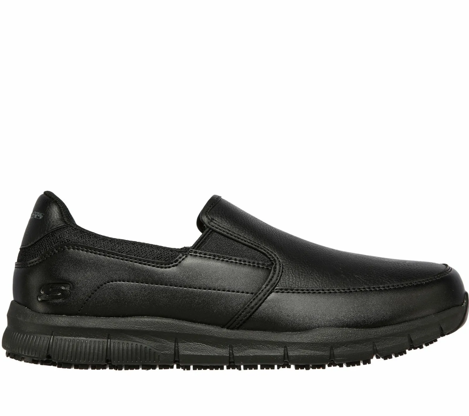 Work & Safety-SKECHERS Work Relaxed Fit: Nampa - Groton SR PRETO
