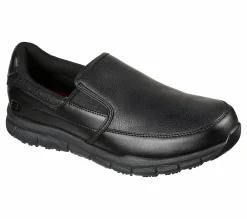 Work & Safety-SKECHERS Work Relaxed Fit: Nampa - Groton SR PRETO