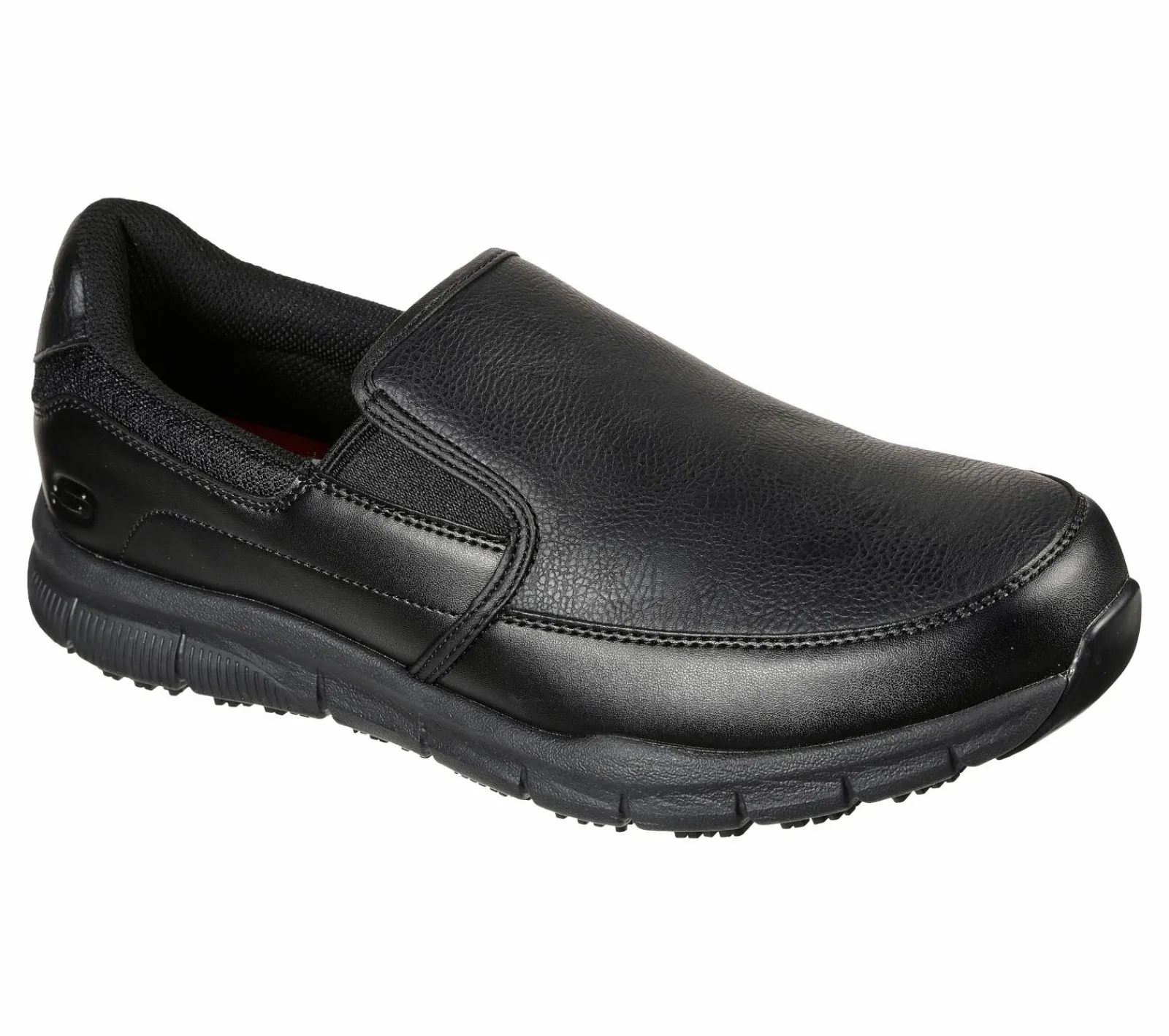 Work & Safety-SKECHERS Work Relaxed Fit: Nampa - Groton SR PRETO
