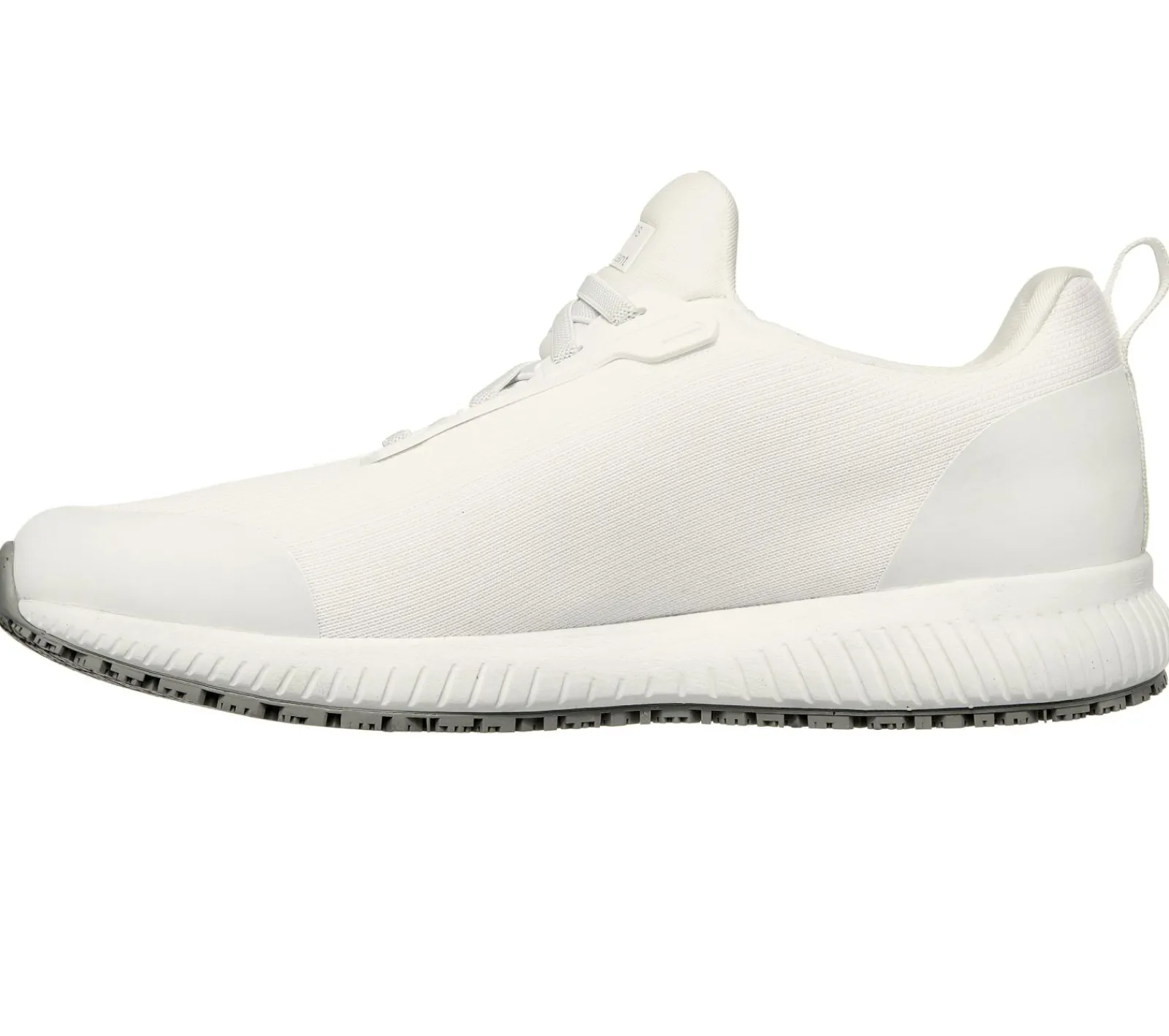 Work & Safety|Sapatos Com Atacadores-SKECHERS Work: Squad SR - Myton BRANCO