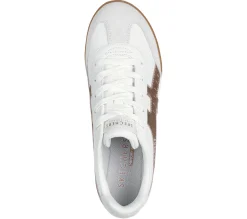 Com Atacadores|Sapatilhas Casuais-SKECHERS Zinger - Metallic Roads BRANCO /ROSA GOLD