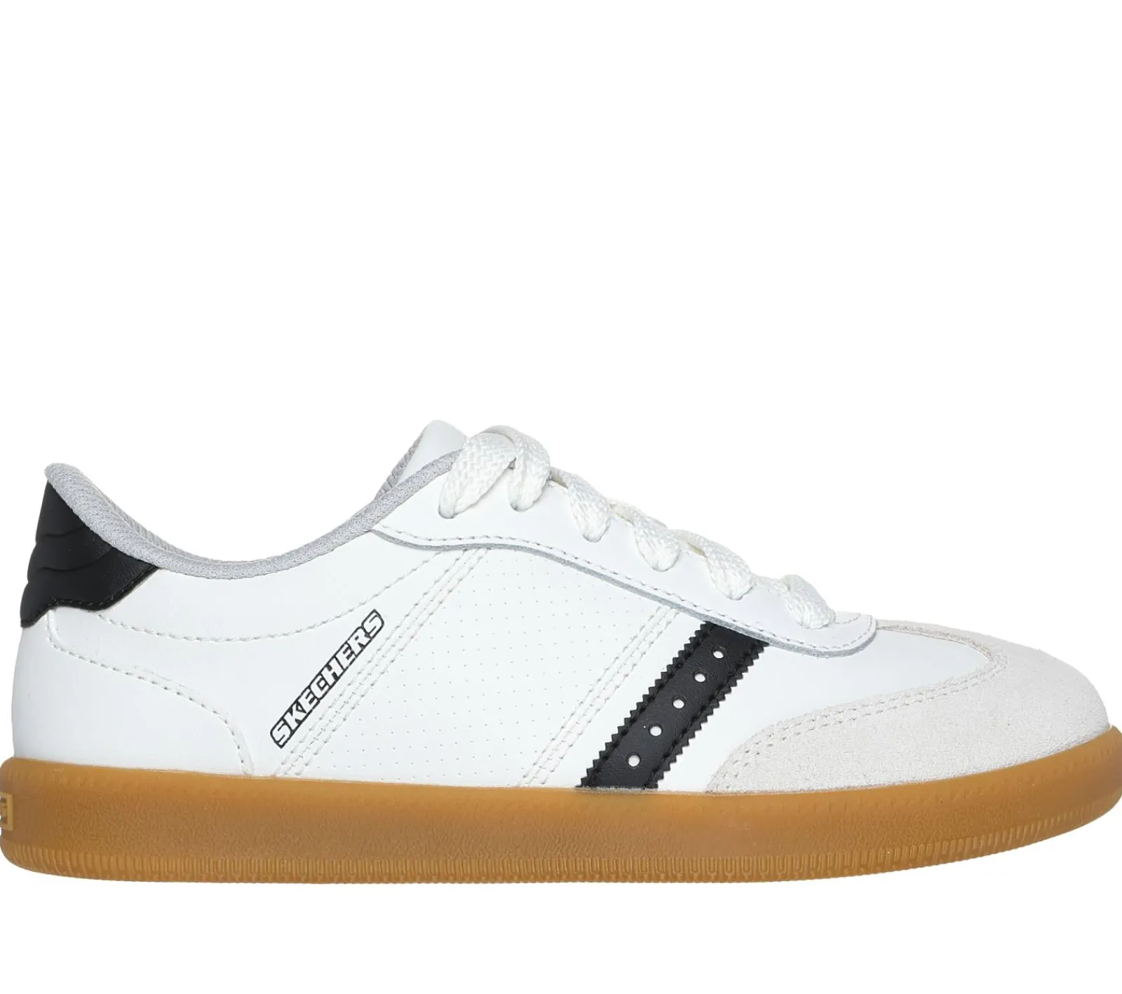 Sapatilhas-SKECHERS Zinger Street BRANCO / PRETO